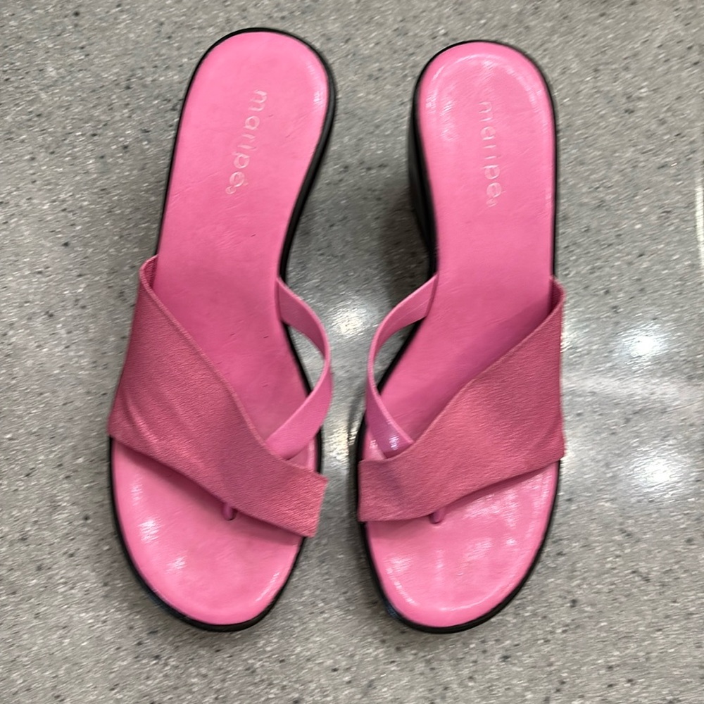 Be Pretty in Pink(Wedge Sandals that is ;-)